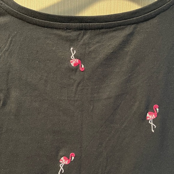 Vintage America Medium Weight Easy Fit Cotton Blend Embroidered Jersey Top - Picture 8 of 13